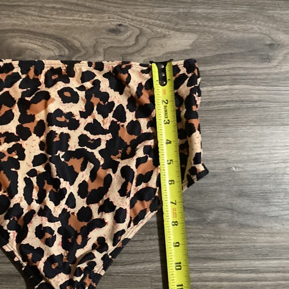 Duostick High Waisted Bikini Swimwear Leopard Size S - Picture 6 of 9